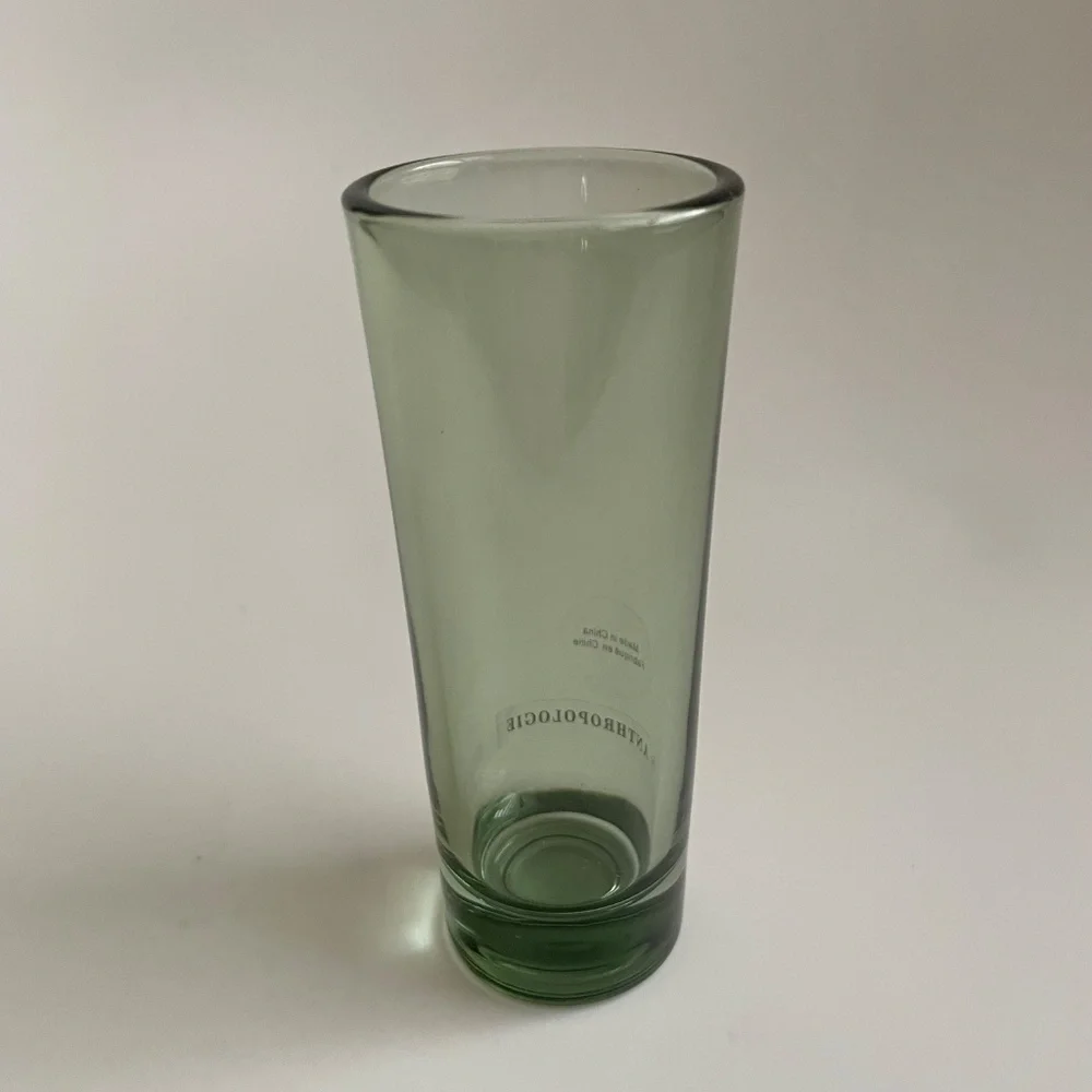 ANTHROPOLOGIE MORGAN SHOT GLASSES SET OF 4 NEW IN BOX *SAGE